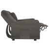 vidaXL Dvivietis atlošiamas masažinis krėslas, tamsiai pilkas