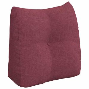 vidaXL Apsaugos Pagalvė Vyno raudona 45 x 24 x 50 cm audinys
