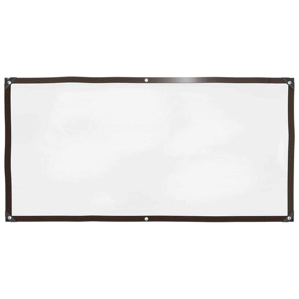 vidaXL Tent su kilpom Skaidrus 1 x 2 m Polietilenas