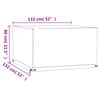 vidaXL Sodo baldų uždangalai, 2vnt., 132x132x80cm, 8 kilputės