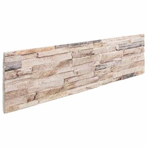 vidaXL Sienų plok&scaron;tės 10 vnt. 100 x 25 cm Balta ir raudona EPS putos