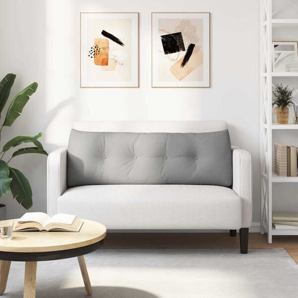 vidaXL Apsaugos Pagalvė Debesų pilka 140 x 24 x 50 cm audinys