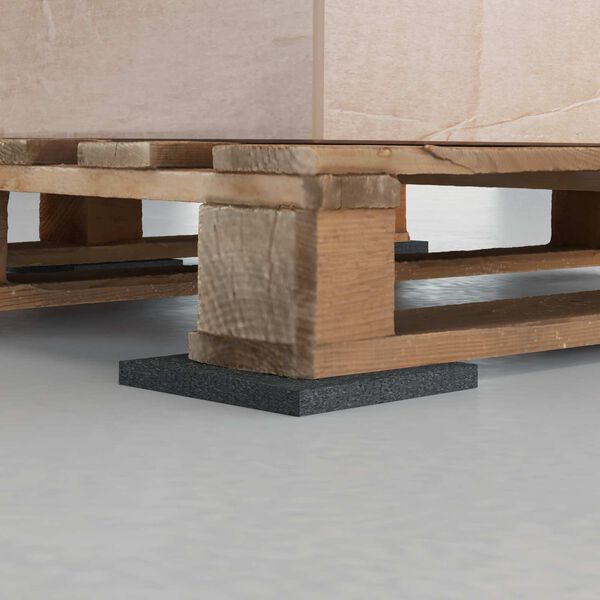 vidaXL Guminis Kilimėlis Juoda Guma