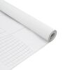 vidaXL Langų plėvelės, baltos spalvos, PVC, matinės