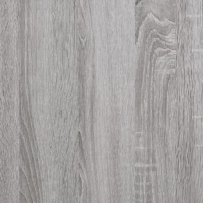 vidaXL Naktinė spintelė, pilka ąžuolo, 40x42x56cm, apdirbta mediena