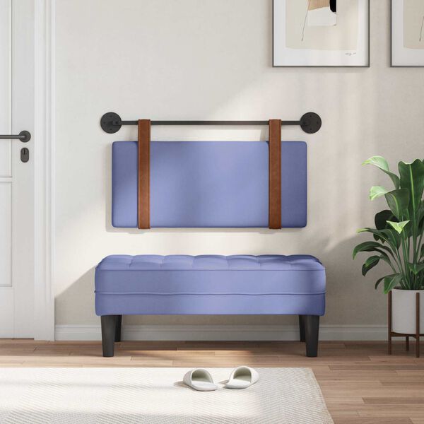 vidaXL Kabantysis galvūgalis Džinsinės mėlynos 90 x 55 x 5 cm