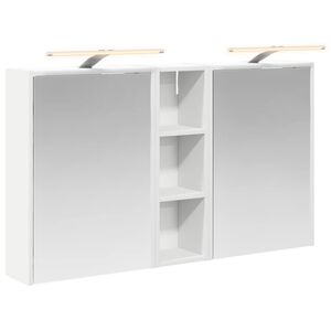 vidaXL Vonios spintos komplektas 3 pcs 106 x 16 x 62,5 cm