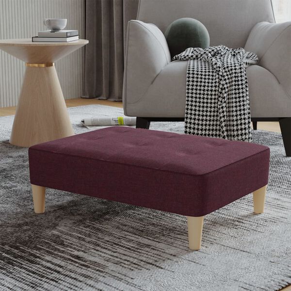 vidaXL Pakoja, violetinės spalvos, 78x56x32cm, audinys