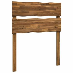 vidaXL Gyvos kra&scaron;tinės lovos galvūgalis ROSTOCK Natūrali 80 cm