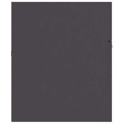 vidaXL Spintelė praustuvui, pilkos spalvos, 100x38,5x46cm, MDP