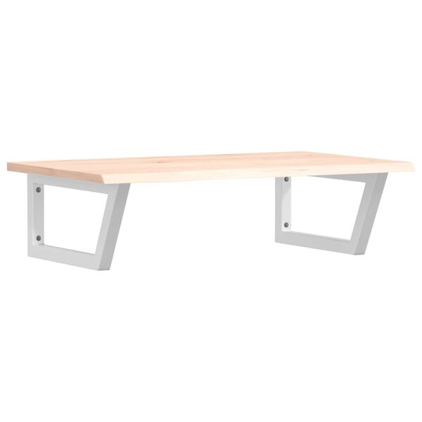 vidaXL Lentyna praustuvui, plienas ir ąžuolo medienos masyvas