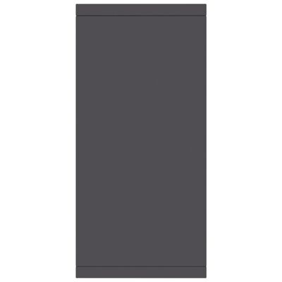 vidaXL Šoninė spintelė, pilkos spalvos, 88x30x65cm, MDP