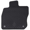 vidaXL Automobilių kilimėlis 4 pcs Juoda Guma