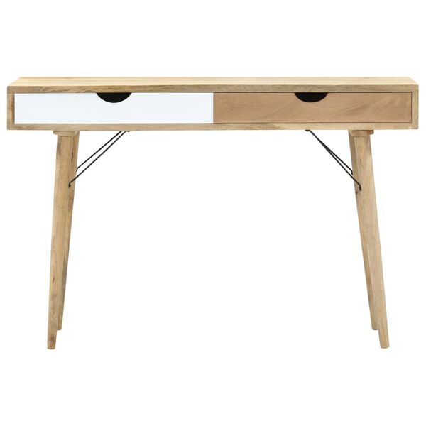vidaXL Konsolinis staliukas, 118x45x76cm, mango medienos masyvas
