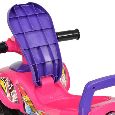 vidaXL Vaikiškas džipas su garsu ir šviesomis, rožinis ir violetinis