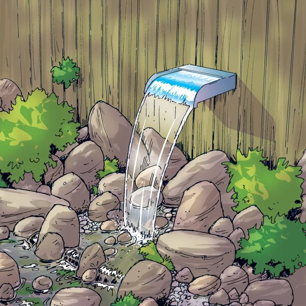 Ubbink Krioklio geležtė su LED ap&scaron;vietimu Nevada, 60cm, plienas