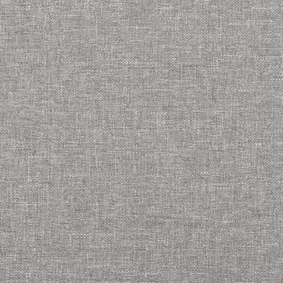 vidaXL Lovos rėmas, šviesiai pilkos spalvos, 120x200 cm, audinys