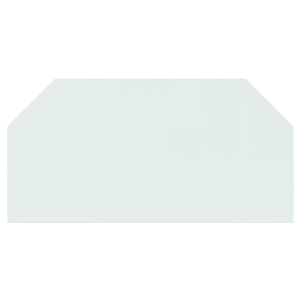 vidaXL Židinio stiklo plokštė, 120x60 cm, šešiakampė