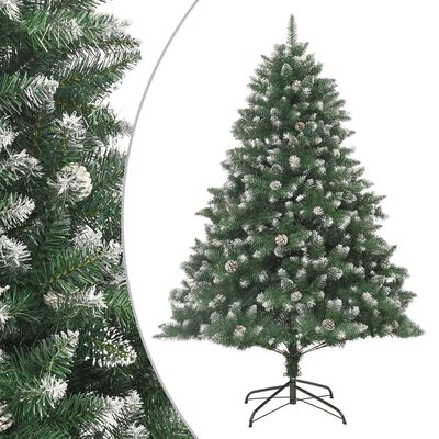 vidaXL Dirbtinė Kalėdų eglutė su stovu, 180cm, PVC