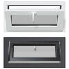 vidaXL Požeminio lango RISOR 80 x 40 cm PVC ir stiklas Antracito