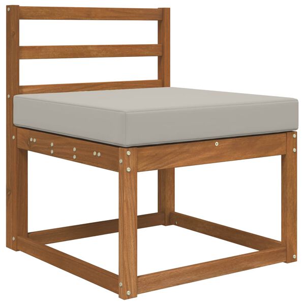 vidaXL Lauko sofa pagalvėlė Pilka 60 x 60 x 8 cm Poliesteris