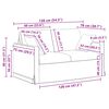 vidaXL Sofa 2 pcs &Scaron;viesiai žalia 138 x 78 x 80 cm Aksomas
