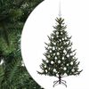 vidaXL Dirbtinė kalėdinė eglutė su rutuliuku 120 cm 150 LED