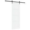 vidaXL Slankios durys ORKDAL Balta ir juoda 83 x 232 cm
