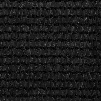 vidaXL Balkono pertvara, juodos spalvos, 90x400cm, HDPE