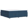 vidaXL Lovos rėmas su čiužiniu Mėlyna 200 x 200 cm audinys