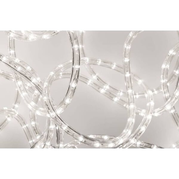 HQ POWER LED lempučių girlianda, &scaron;altos baltos spalvos, 45m