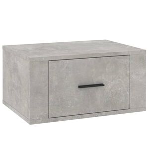 vidaXL Sieninė naktinė spintelė, betono pilka, 50x36x25cm
