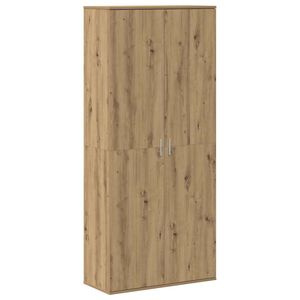 vidaXL Auk&scaron;tas kabinetas 80 x 35 x 180 cm Apdirbta mediena