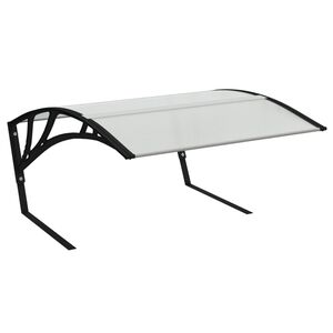 vidaXL Roboto vejapjovės garažas, juodas, 80x101x46 cm