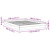 vidaXL Lovos rėmas be čiužinio 140x190 cm ąžuolo masyvo