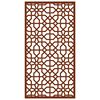 vidaXL Sodo sienos dekoracija, 105x55cm, corten plienas