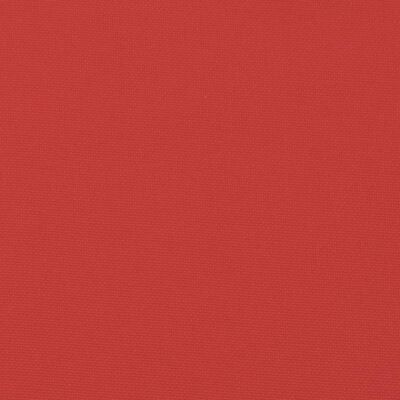 vidaXL Sodo suoliuko pagalvėlė, raudonos spalvos, 110x50x7cm, audinys