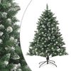 vidaXL Dirbtinė Kalėdų eglutė su stovu, 120cm, PVC