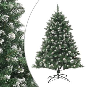 vidaXL Dirbtinė Kalėdų eglutė su stovu, 120cm, PVC