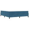 vidaXL Lovos rėmas su čiužiniu Tamsiai mėlyna 180 x 200 cm audinys