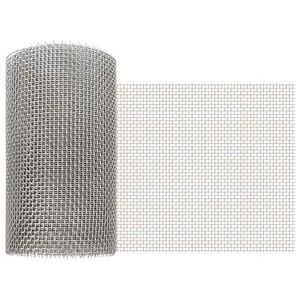 vidaXL Tinklinis ekranas 20 x 500 cm 6 Mesh Nerūdijantis plienas 201