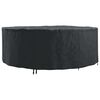 vidaXL Baldų uždangalas 244 x 244 x 105 cm 210D Oxford audinys Apvali