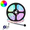 vidaXL LED juosta 12 vnt. Juoda ir permatoma Varis ir plastikas