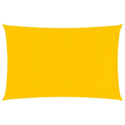 vidaXL Uždanga nuo saulės, geltonos spalvos, 2,5x4m, HDPE, 160g/m²