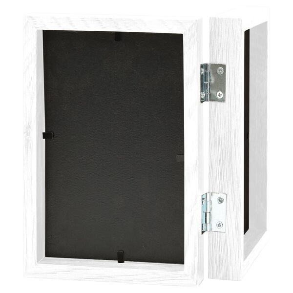 vidaXL Dvigubas rėmelis-koliažas, baltos spalvos, 2x(21x29,7cm)