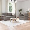 vidaXL Sofa 2 pcs Taupe 155 x 82 x 80 cm audinys