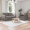 vidaXL Sofa 2 pcs Taupe 196 x 82 x 85 cm audinys