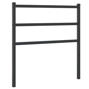 vidaXL Metalinis pakaitinis galvūgalis, juodos spalvos, 90cm