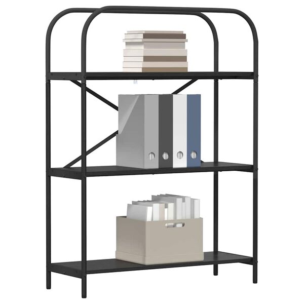 vidaXL Knygų lentyna Juodas ąžuolas 80 x 30 x 109 cm Apdirbta mediena