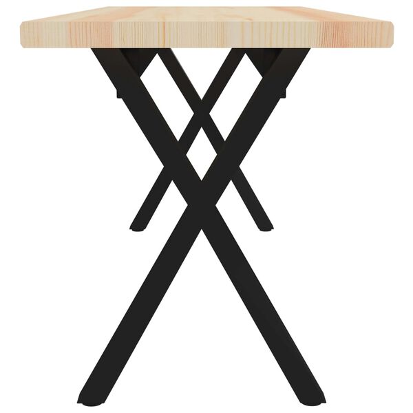 vidaXL Suoliukas, 115x40x45cm, pušies mediena (285157+287686)